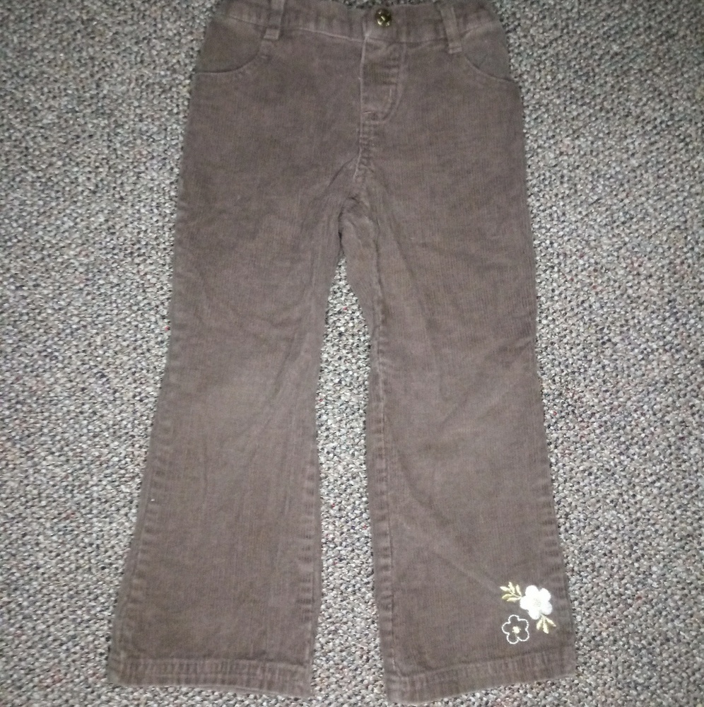 Brown corduroy pants